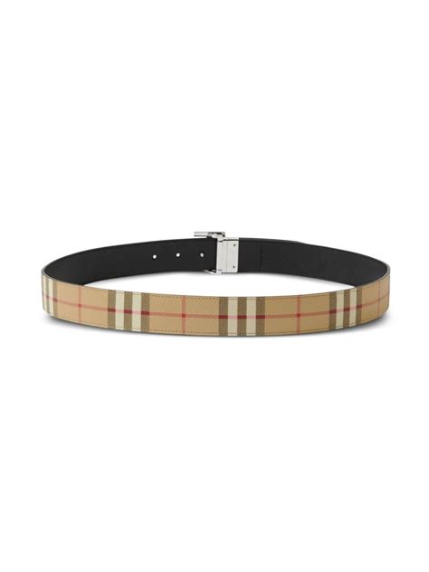 how to put on burberry belt|burberry reversible check belt.